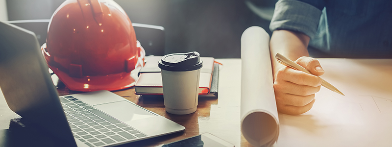 Contractor's desk