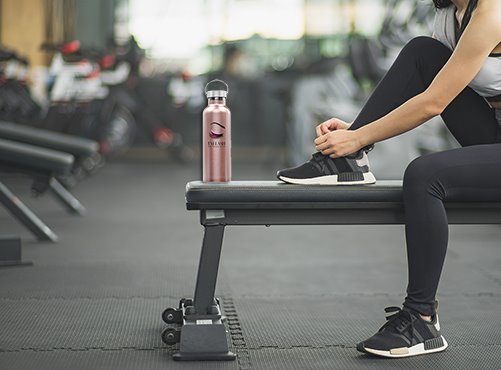 Waterbottle at gym