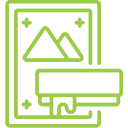 Screen print icon