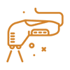 Laser hair removal tool icon