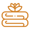 Spa towels icon
