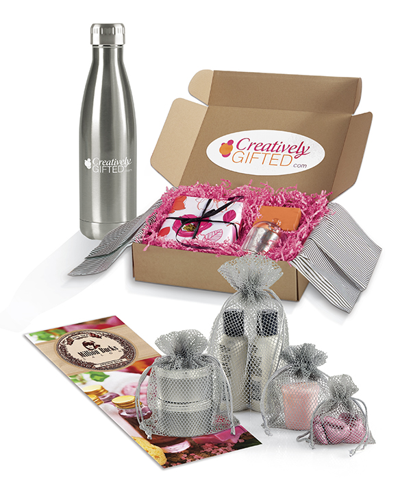 Examples of materials that can be used to give out for virtual events.