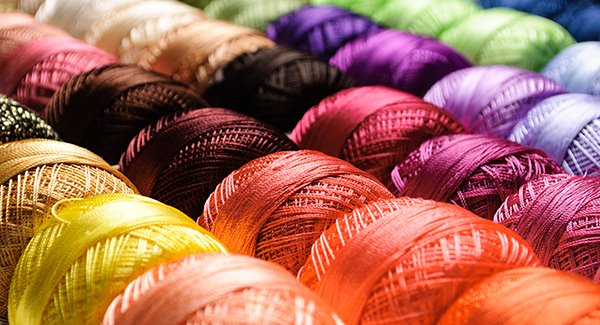 Colored thread