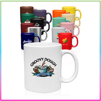 11-oz. Traditional Ceramic Custom Mugs (A7102)