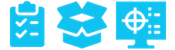 Checklist, box, computer setup icon