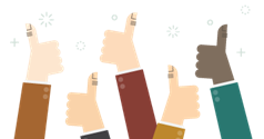 Thumbs up illustration