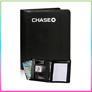 Deluxe 3-Ring Zippered Portfolios (APF42)