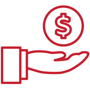 hand with money Graphic