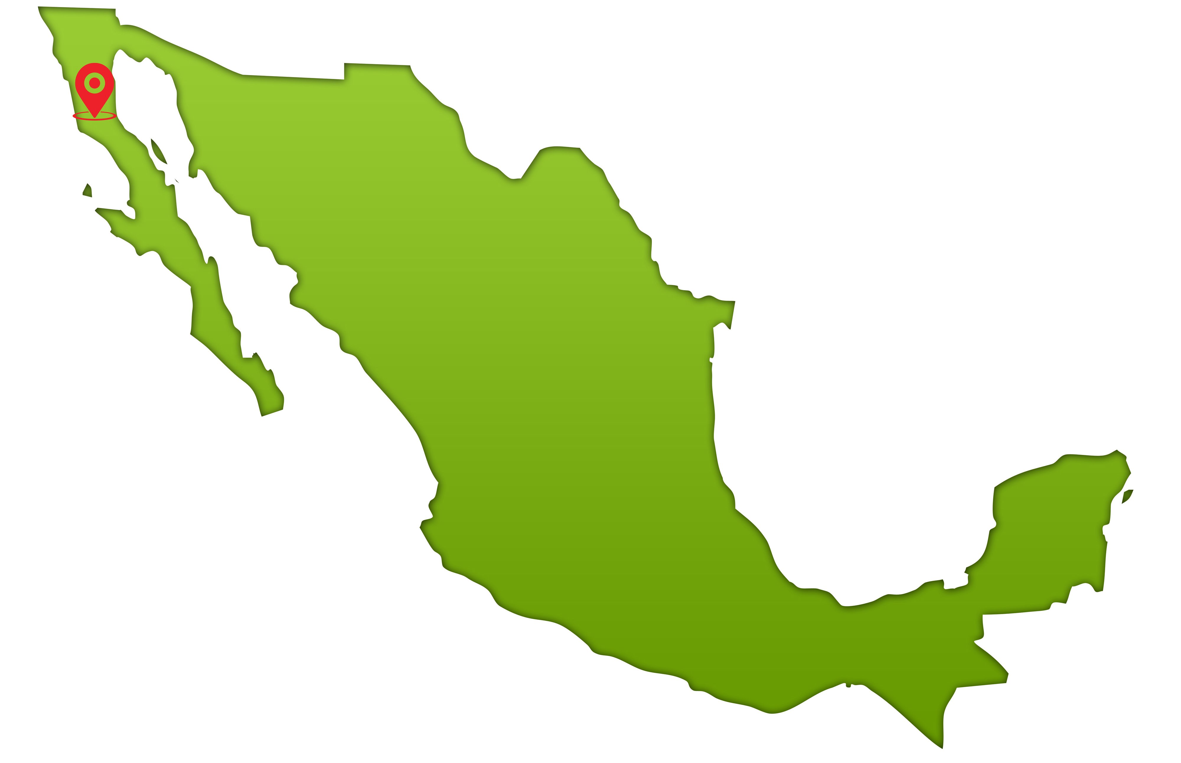 map of Mexico 
