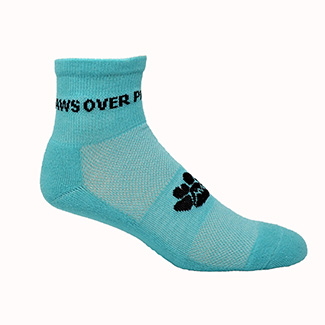 Custom Knit Moisture Wicking Athletic Ankle Sock with Knit-In Logo (SOCK-005-OSP)