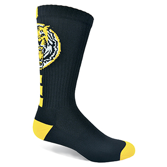 Custom Knit Moisture WIcking Athletic Crew Sock with Knit-In Logo (SOCK-523-oSP)