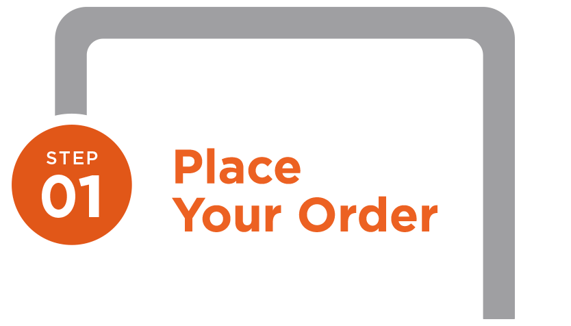 Step 1: place your apparel order