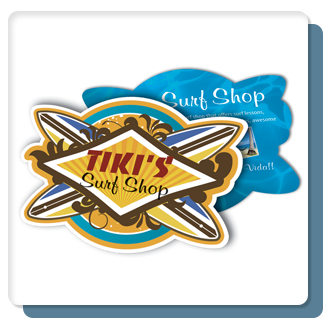 Diecut sticker example