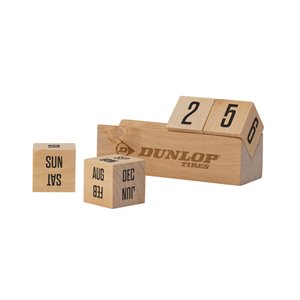 Boa 4" Laser Engraved Wooden Perpetual Calendar (TBOA)