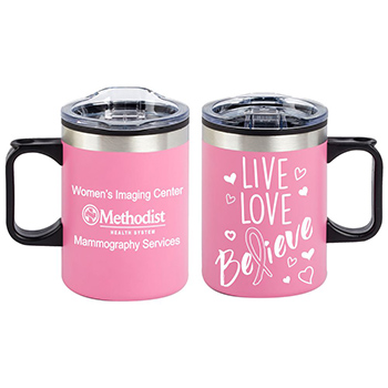 12-oz. Live,  Love, Believe Sonoma Stainless Steel Travel Mug (TMP336P)