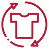 T-shirt fulfillment icon