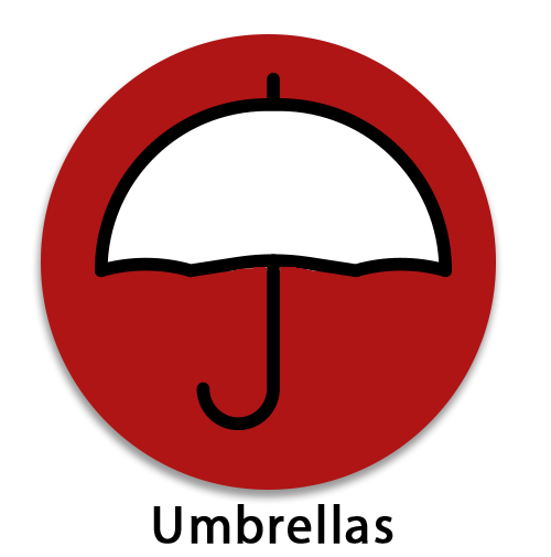 umbrellas