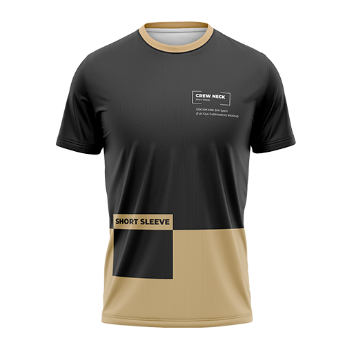 Short Sleeve Crew Neck- Full Dye Sublimation
