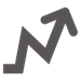 arrow increase icon