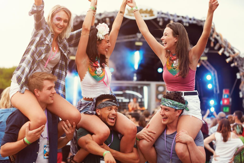 people at a concert