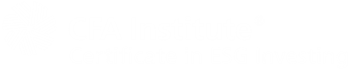 CFA Institute Certificate in ESG Investing