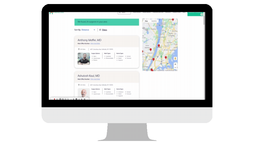 Hernia Info Surgeon Finder