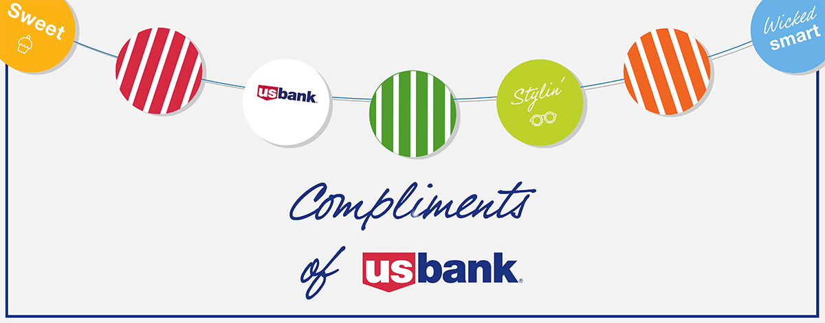 Compliments of U.S. Bank decorative banner