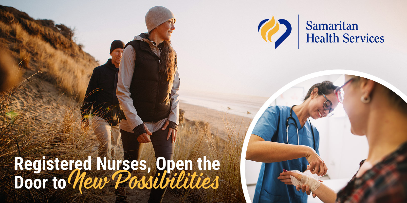 Nurse opening the door to new possibilities