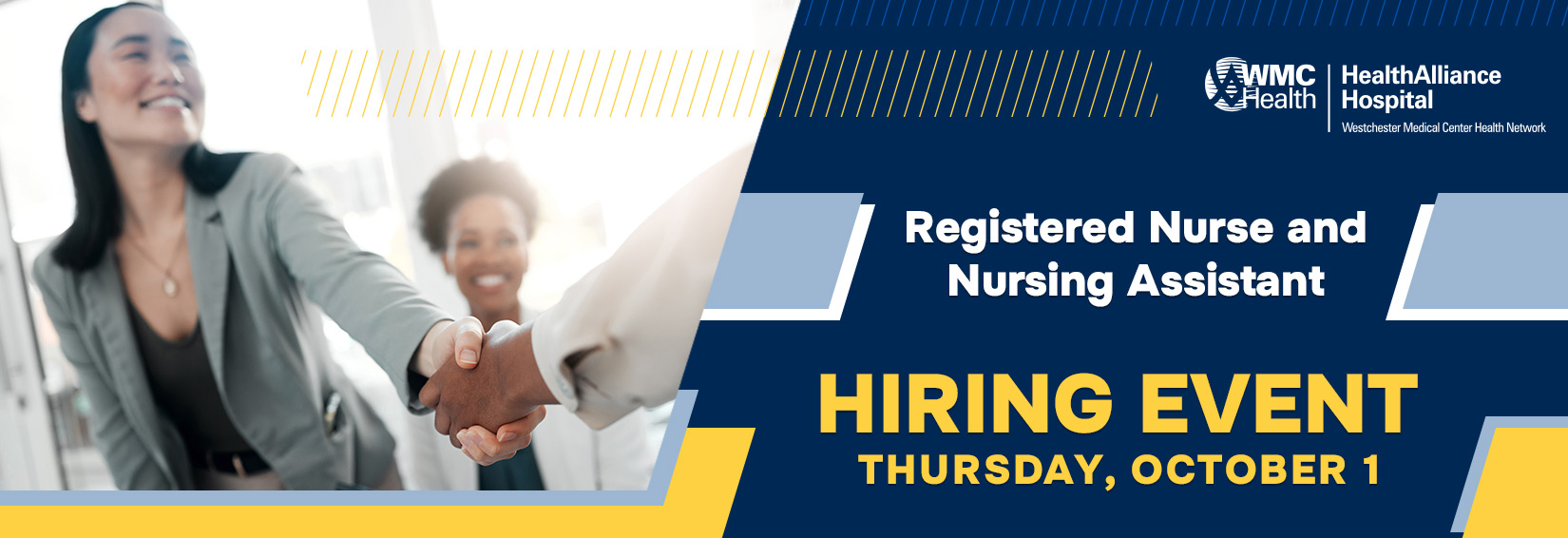 Nursing & Nursing Support Hiring event