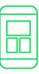 Green smartphone icon