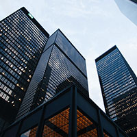 group of buildings