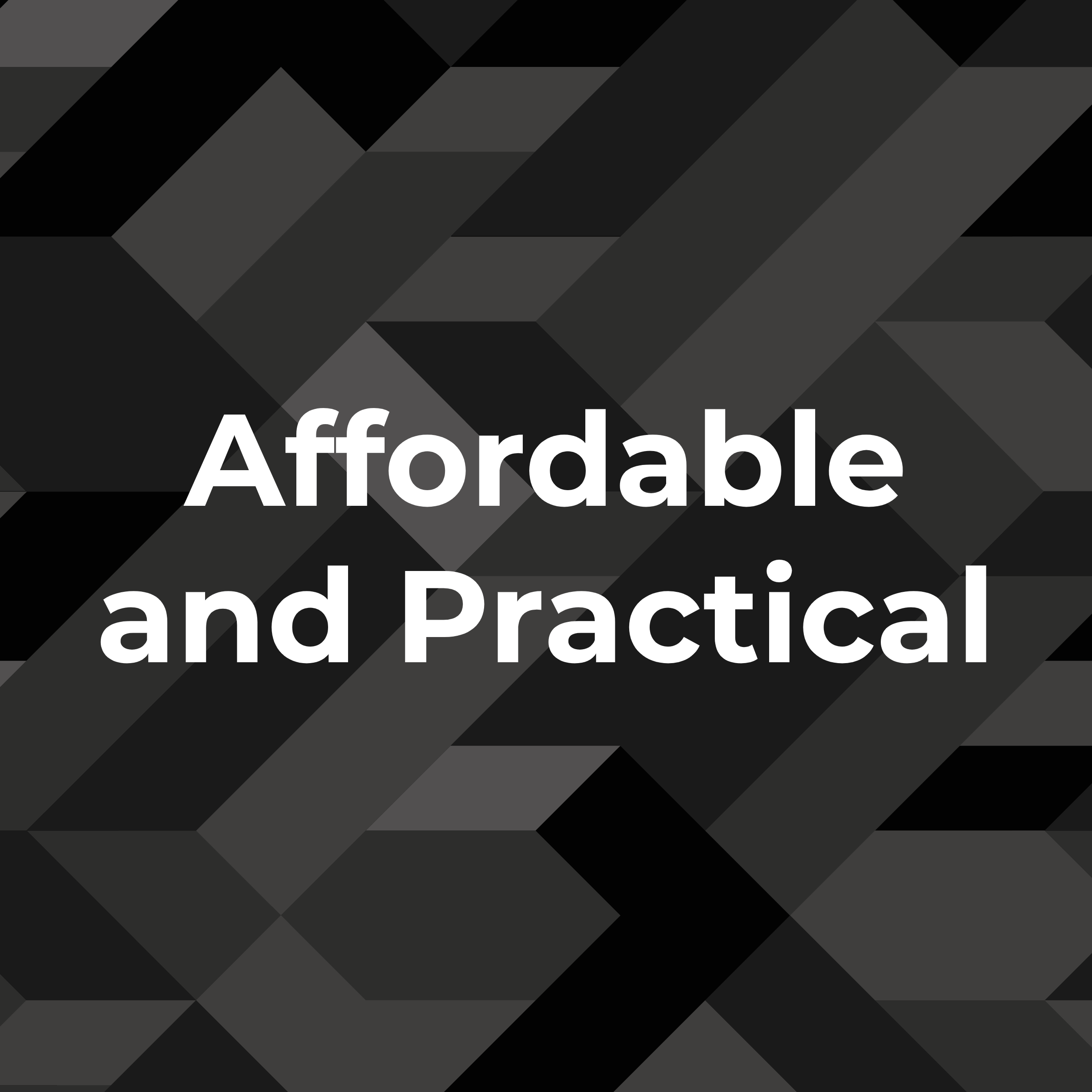Tile: "Affordable and Practical"