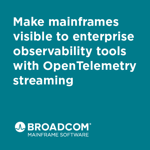 Make mainframes visible to enterprise observability tools with OpenTelemetry streaming