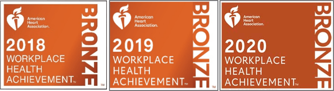 2018 - 2020 AHA Workplace Health Achievement