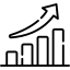 Growing Graph Icon